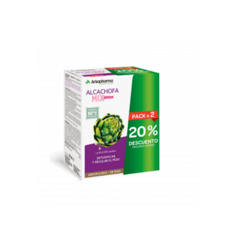 ARKOFLUIDO Alcachofa Mix Detox 280 mlx2