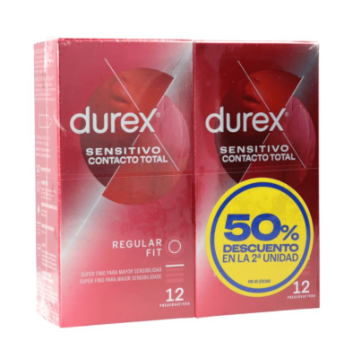 Durex Sensitivo Control Total 12+12 uds