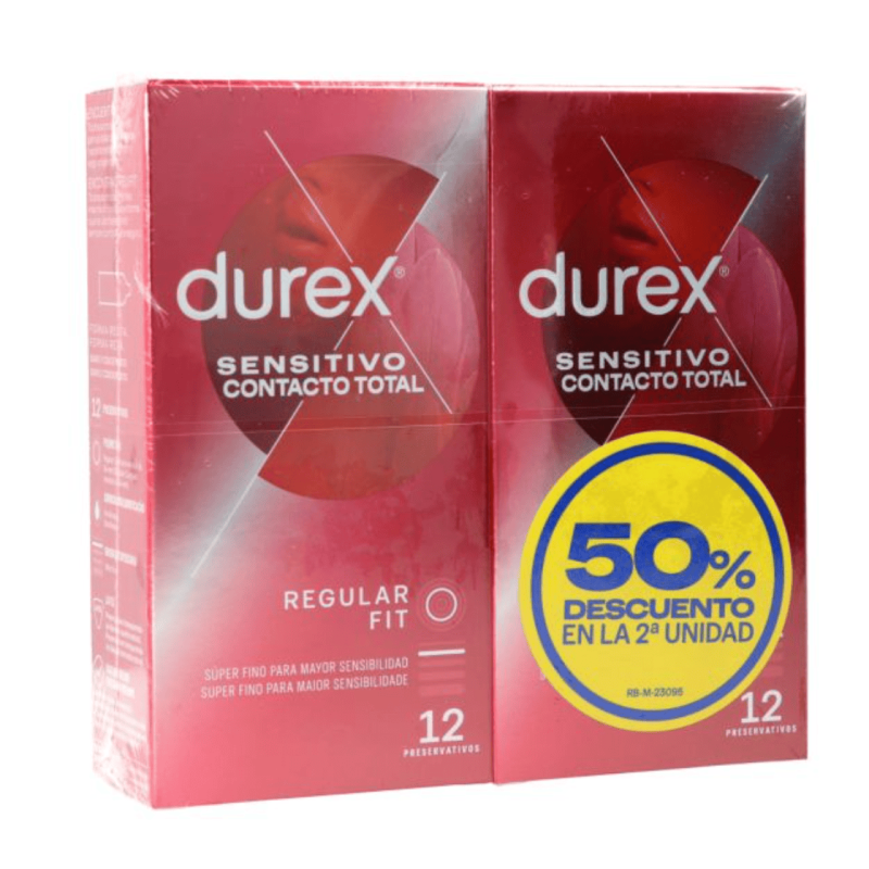Durex Sensitivo Control Total 12+12 uds