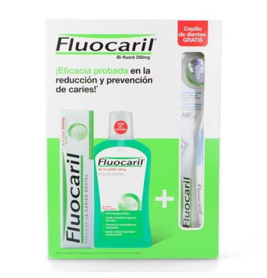 Fluocaril Pack Pasta 125+Colutorio+ Cepillo
