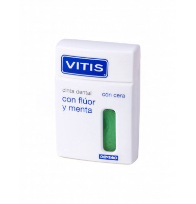 VITIS Cinta Dental con Flúor Menta 50 m