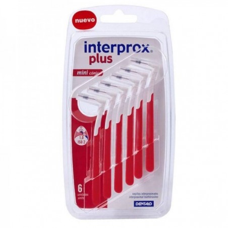  INTERPROX Cepillo Plus 2G Miniconico 6 U 