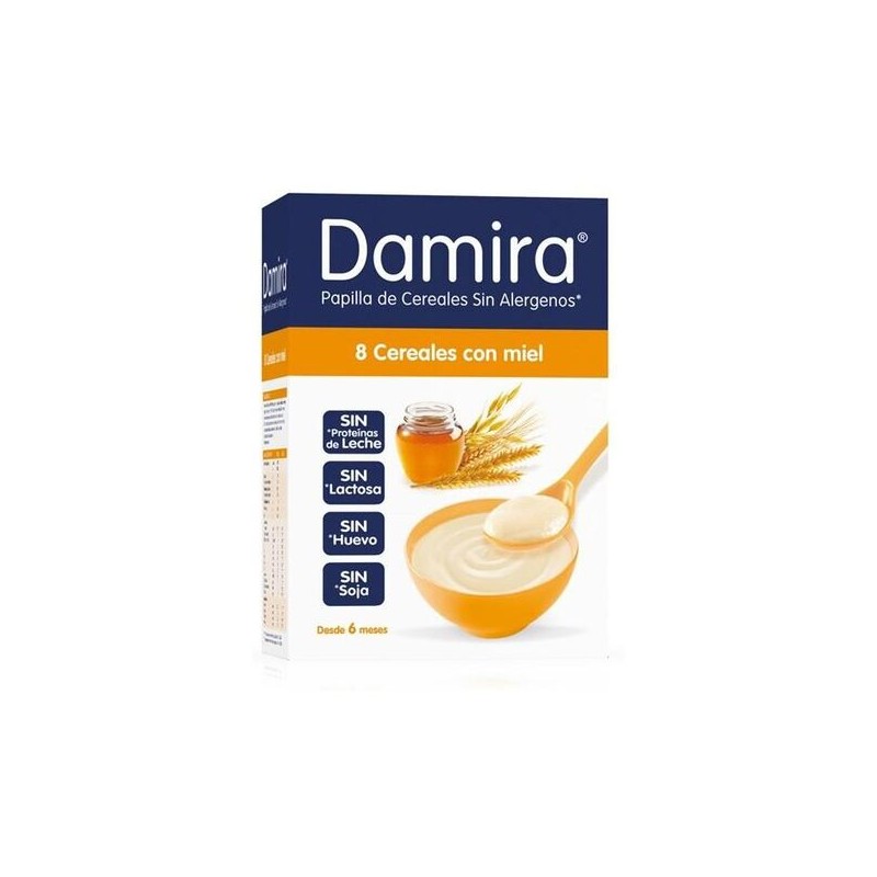 DAMIRA 8 Cereales Miel 600 gr