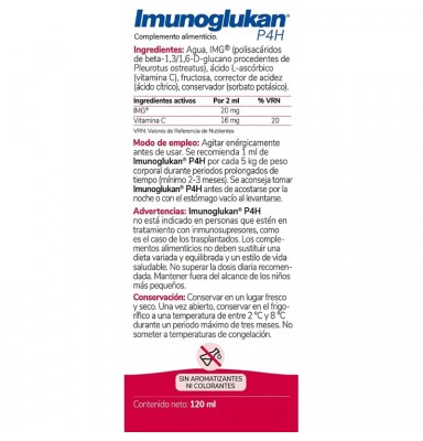 IMUNOGLUKAN JARABE P4H 120ML