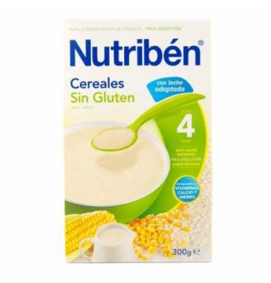 NUTRIBÉN CEREALES SIN GLUTEN LECHE ADAPTADA 300 GR