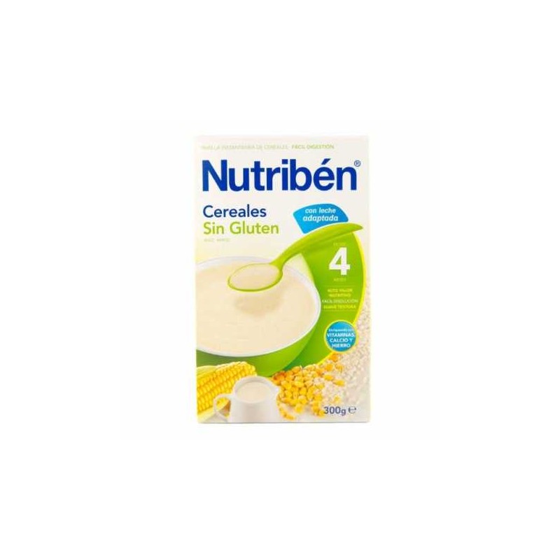 NUTRIBÉN CEREALES SIN GLUTEN LECHE ADAPTADA 300 GR