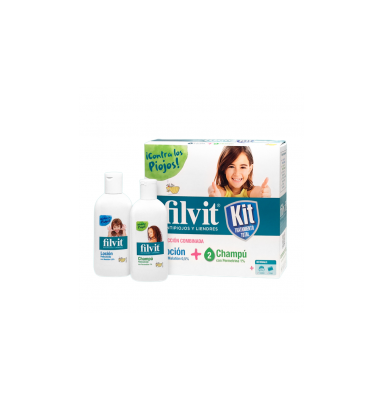 FILVIT KIT LOCIÓN+CHAMPÚ ANTIPIOJOS 100ML