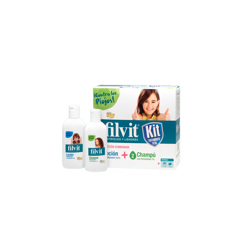 FILVIT KIT LOCIÓN+CHAMPÚ ANTIPIOJOS 100ML