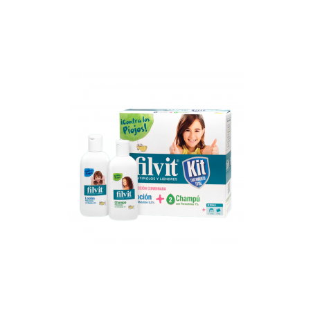  FILVIT KIT LOCIÓN+CHAMPÚ ANTIPIOJOS 100ML 