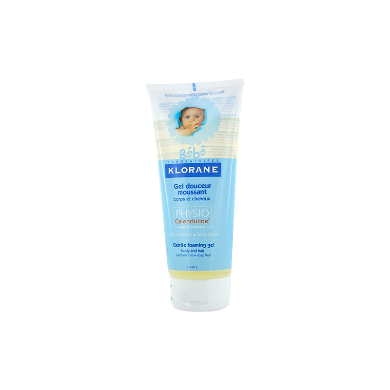 KLORANE GEL BEBÉ CUERPO Y CABELLO 250 ML