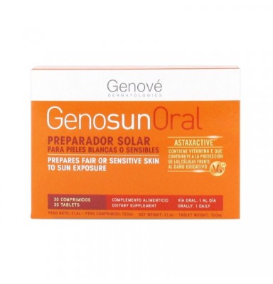 GENOSUN ORAL 30 COMPRIMIDOS