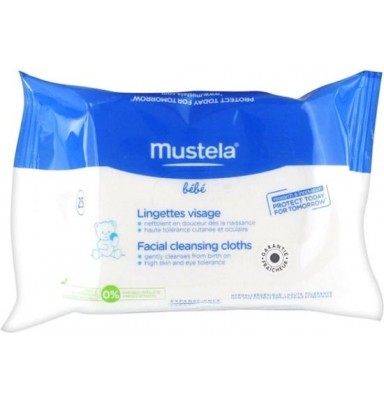 MUSTELA FACIAL TOALLITAS 25 UDS