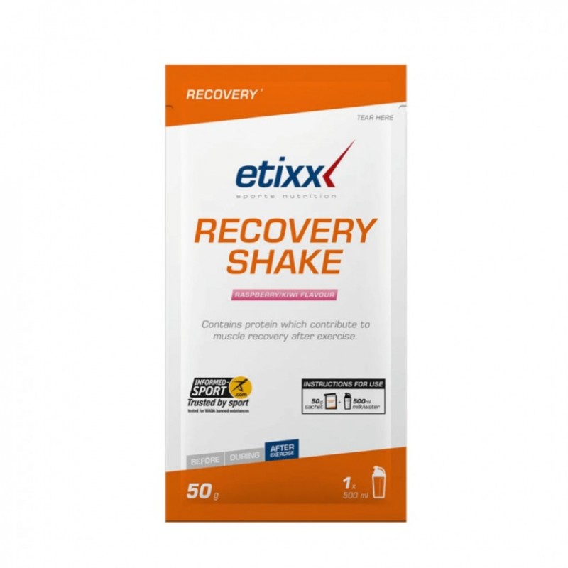 ETIXX RECOVERY SHAKE FRUTAS/KIWI SOBRE 12X50 GR