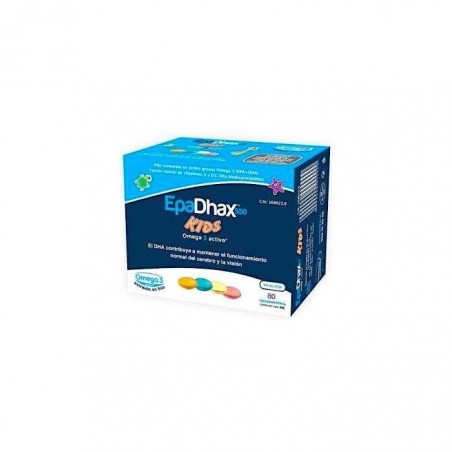  EPADHAX KIDS OMEGA 3 ACTIVO 550 MG 80 CÁPSULAS 