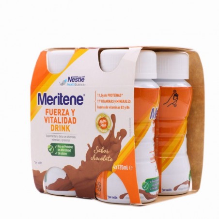  MERITENE ACTIVE SENIOR CHOCOLATE 4X125ML 