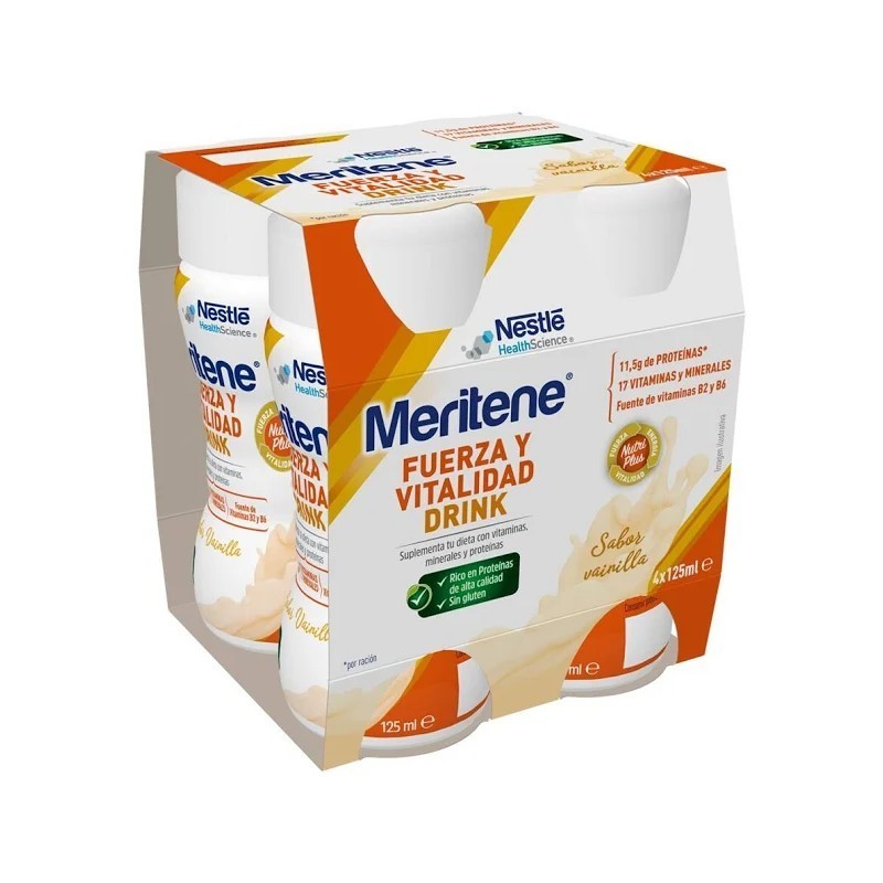 MERITENE DRINK VAINILLA 4X125 ML