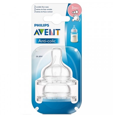 AVENT TETINA AIRFLEX FLUJO VARIABLE 3M+