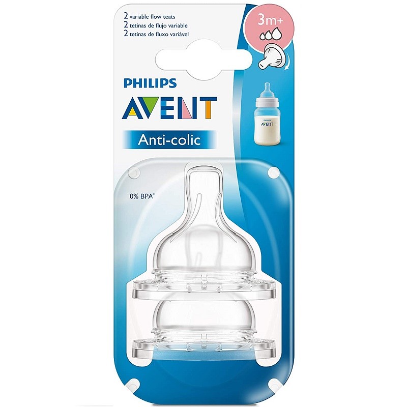 AVENT TETINA AIRFLEX FLUJO VARIABLE 3M+