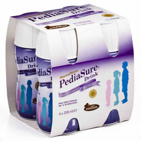  ABBOTT PEDIASURE DRINK CHOCOLATE 4X200 ML 