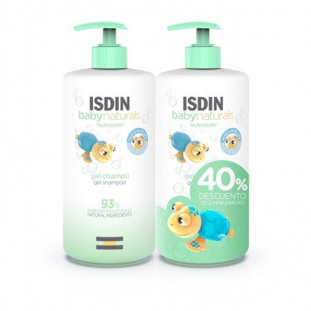  ISDIN BABY NATURALS NUTRAISDIN DUO GEL CHAMPÚ 2X750ML 