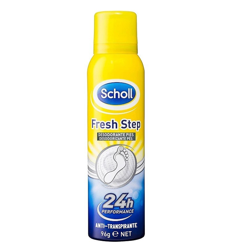 SCHOLL FRESH STEP DESODORANTE PIES SPRAY ANTI TRANSPIRANTE 150ML