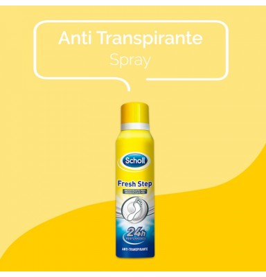 SCHOLL FRESH STEP DESODORANTE PIES SPRAY ANTI TRANSPIRANTE 150ML