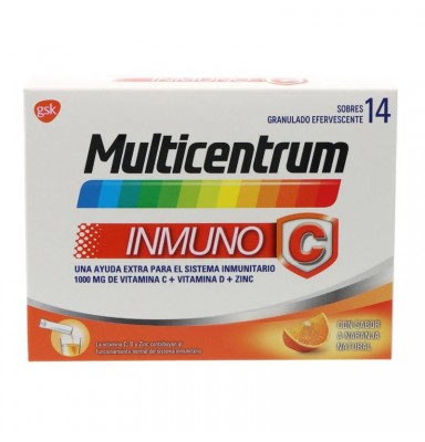 MULTICENTRUM INMUNO C 14 SOBRES EFERVESCENTES