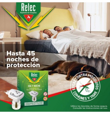 RELEC DÍA Y NOCHE RECAMBIO PARA DIFUSOR ANTIMOSQUITOS ELÉCTRICO 35ML