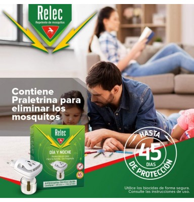 RELEC DÍA Y NOCHE RECAMBIO PARA DIFUSOR ANTIMOSQUITOS ELÉCTRICO 35ML