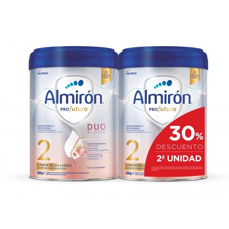 ALMIRÓN PROFUTURA DUOBIOTIK 2 DUPLO LECHE DE CONTINUACIÓN 2X800GR