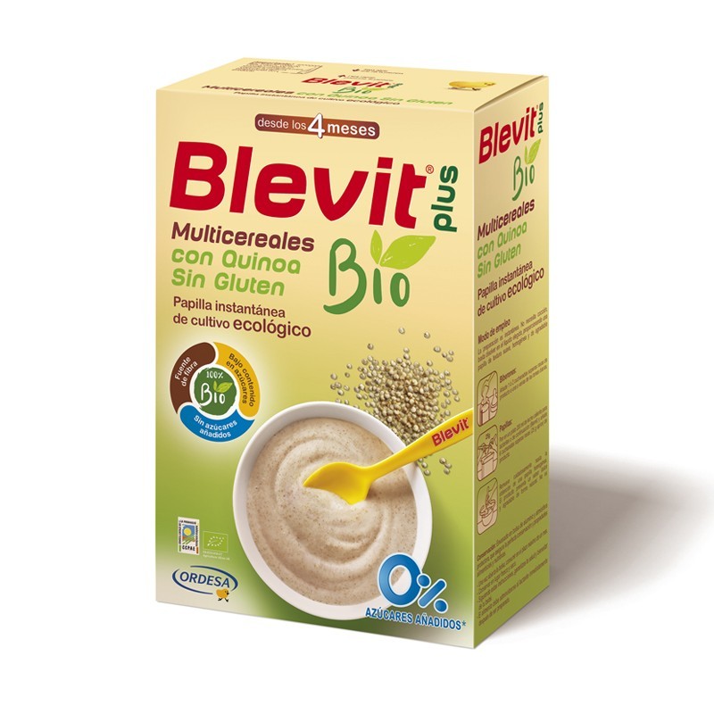 BLEVIT PLUS BIO MULTICEREALES QUINOA SIN GLUTEN 250GR