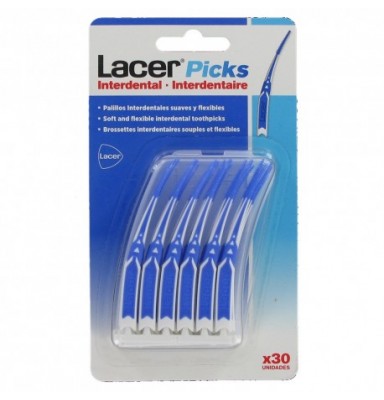 LACER INTERDENTAL PICKS 30 UDS