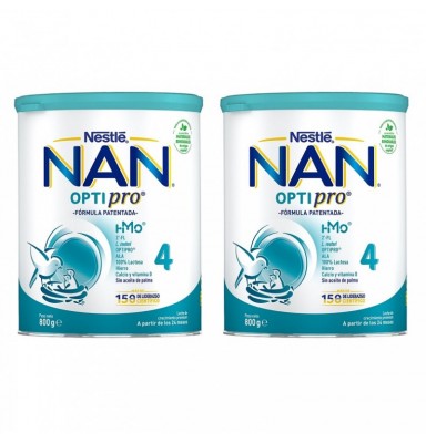 NAN OPTIPRO 4 LECHE DE CRECIMIENTO DUPLO 2X800G