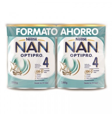 NAN OPTIPRO 4 LECHE DE CRECIMIENTO DUPLO 2X800G