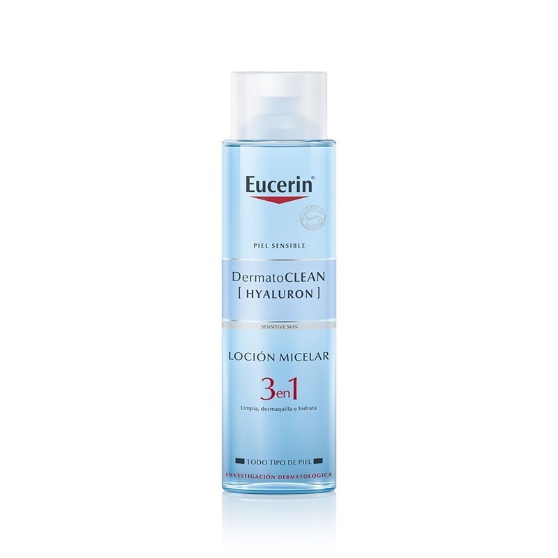 EUCERIN AGUA MICELAR DERMATOCLEAN (HYALURON) 3 EN 1 (400ML)