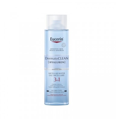 EUCERIN AGUA MICELAR DERMATOCLEAN (HYALURON) 3 EN 1 (400ML)