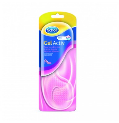 SCHOLL PLANTILLA GEL ACTIV ZAPATO ABIERTO 2 UDS