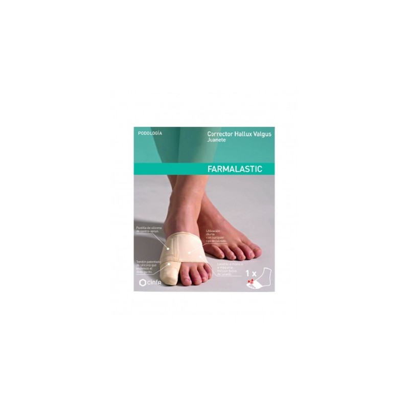 FARMALASTIC CORRECTOR HALLUX VALGUS JUANETE TALLA GRANDE