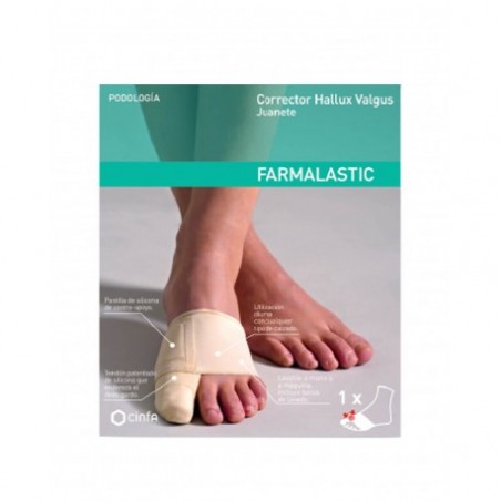  FARMALASTIC CORRECTOR HALLUX VALGUS JUANETE TALLA GRANDE 