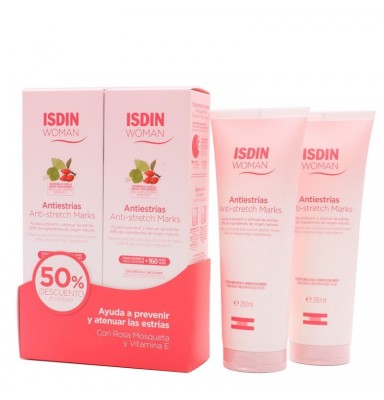 ISDIN WOMAN ANTIESTRÍAS DUPLO PACK OFERTA 2X250ML