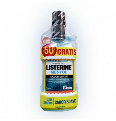 LISTERINE MENTOL SABOR...