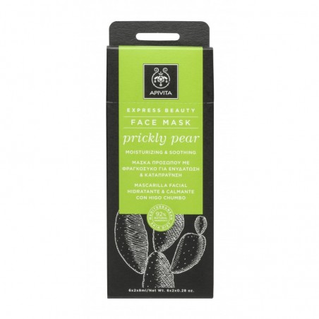  APIVITA MASCARILLA PRICKLY PEAR FACIAL HIDRATANTE & CALMANTE PRICKLY PEAR 2X8ML 