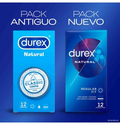 DUREX NATURAL PLUS EXTRALUBRICADO 12 UDS