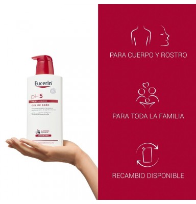 EUCERIN PH5 GEL BAÑO 1000 ML