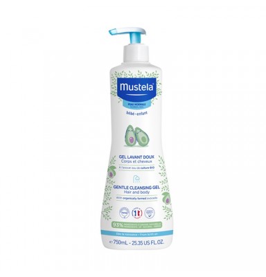 MUSTELA BEBÉ GEL DERMOLIMPIADOR 750 ML