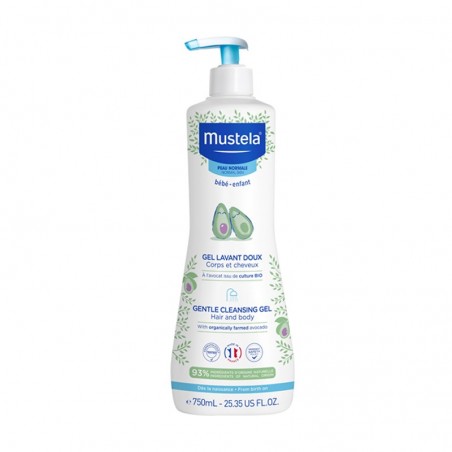  MUSTELA BEBÉ GEL DERMOLIMPIADOR 750 ML 