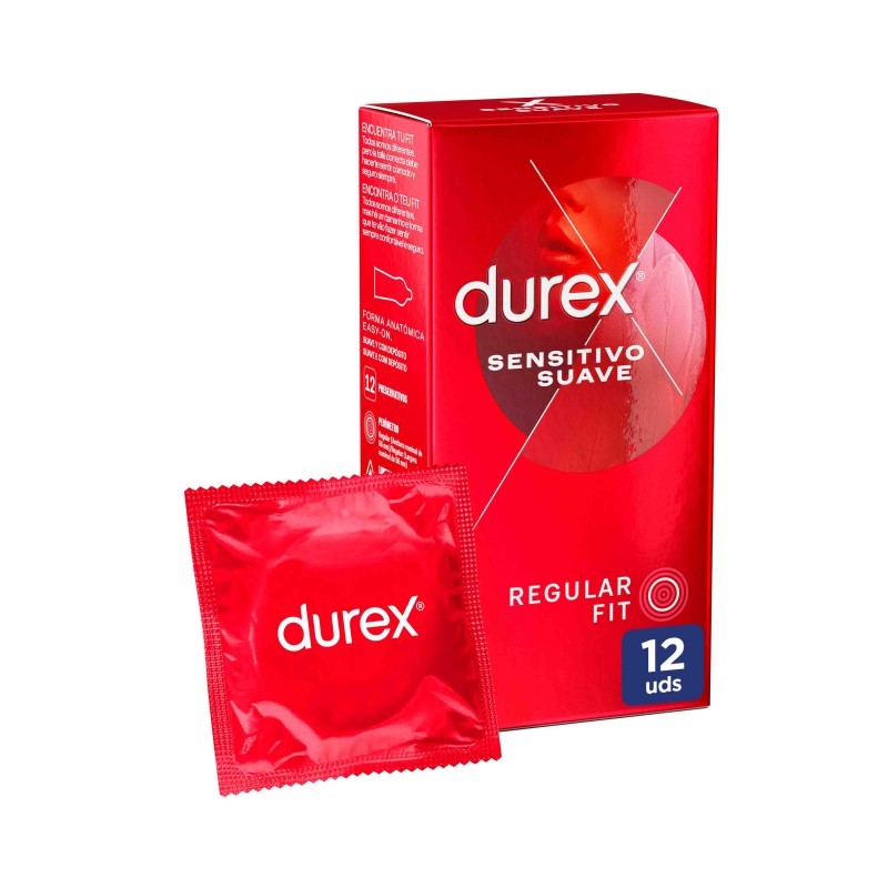 DUREX SENSITIVO SUAVE 12 UNIDADES