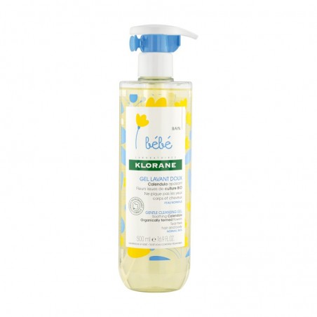  KLORANE GEL BEBÉ CUERPO Y CABELLO 500 ML 