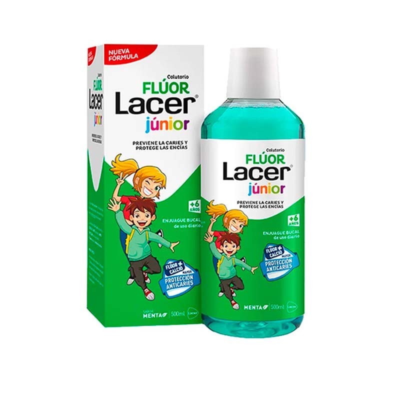 LACER COLUTORIO FLUOR DIARIO MENTA 500ML