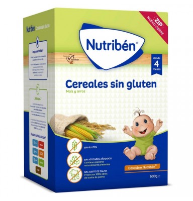 NESTLÉ PAPILLA CEREALES SIN GLUTEN 600 GR